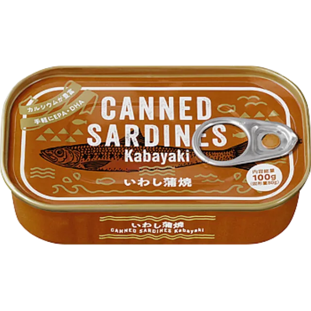 いわし蒲焼缶詰 固形量80g 内容総量100g