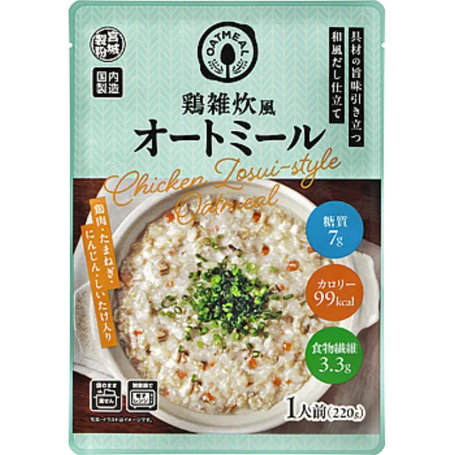 鶏雑炊風オートミール 220g×3 製造国名 日本