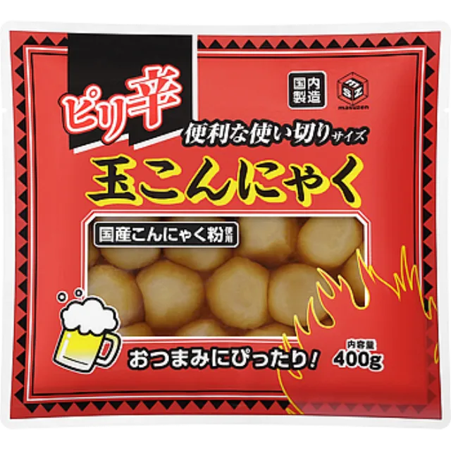 ピリ辛玉こんにゃく 400g 製造国名 日本