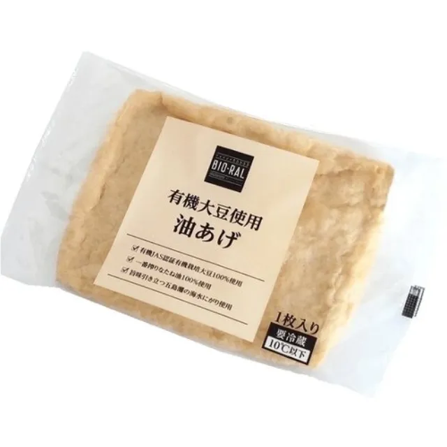 有機大豆使用油あげ 1枚