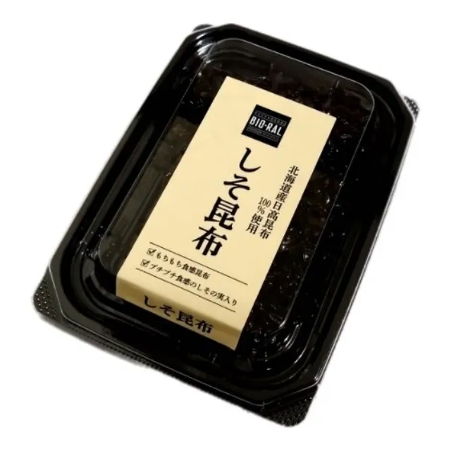 北海道産日高昆布使用　しそ昆布 60g