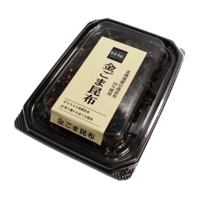北海道産日高昆布使用　金ごま昆布 60g
