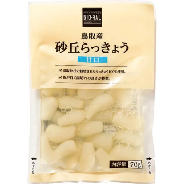 鳥取産砂丘らっきょう　甘口 70g