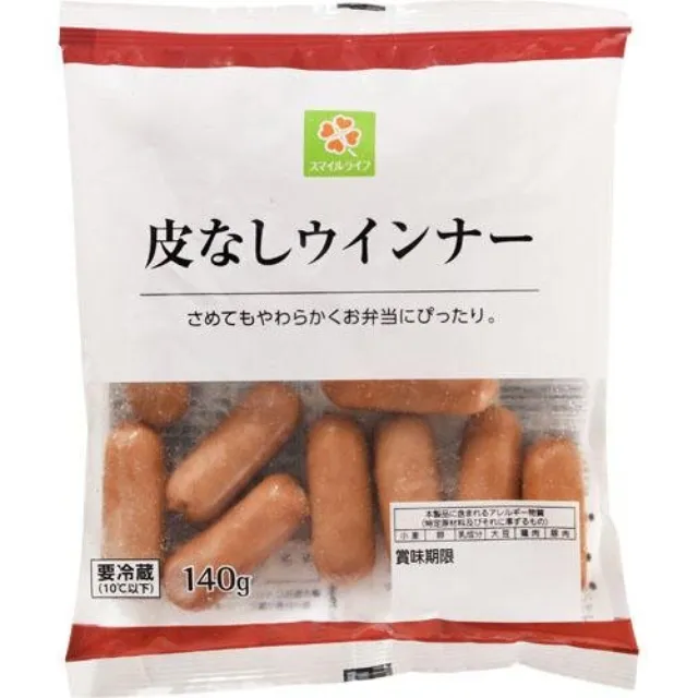 皮なしウインナー 140g