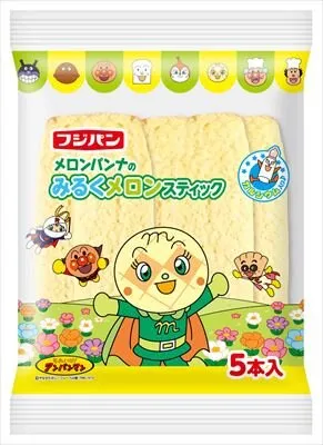 メロンパンナのみるくメロンスティック ５本入