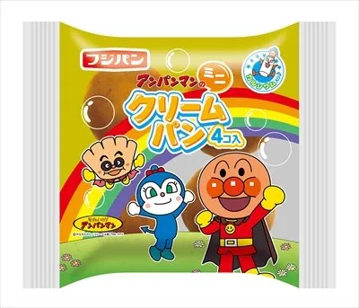 アンパンマンのミニクリームパン ４個入