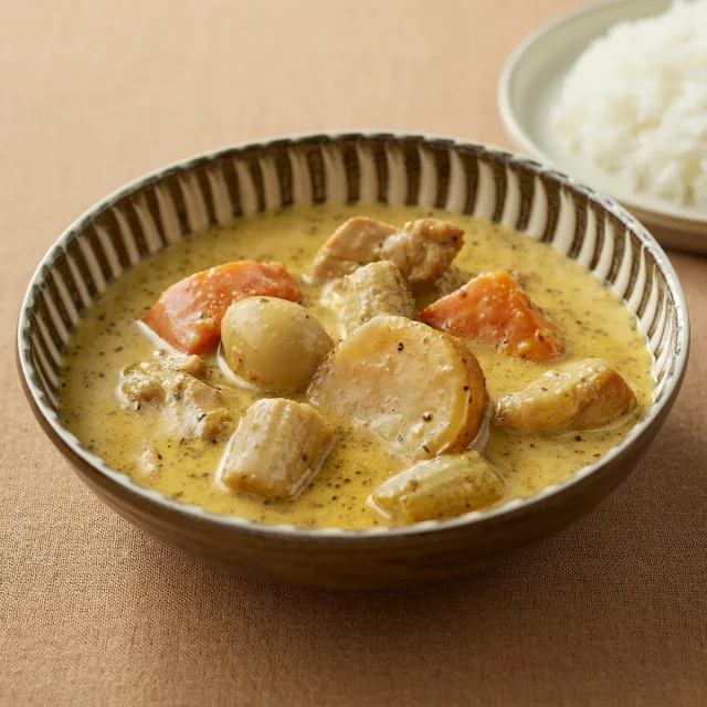 【４辛】とんこつと和風だしのクリーミースープカレー 250g