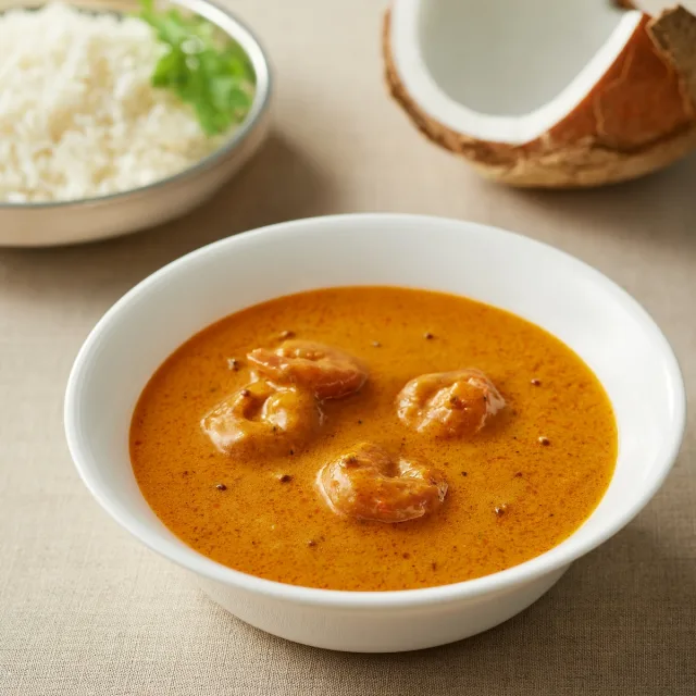 【４辛】現地に学ぶ インド ローストプラウンのスパイシーカレー