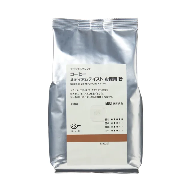 【お徳用】【粉】オリジナルブレンド コーヒー ミディアムテイスト ４００ｇ