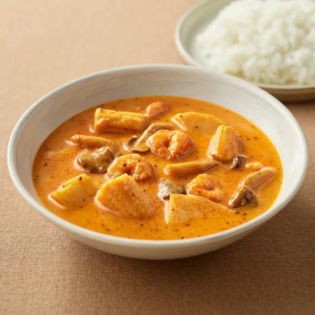 【２辛】海老のビスクとトマトのスープカレー　２５０ｇ（１人前）