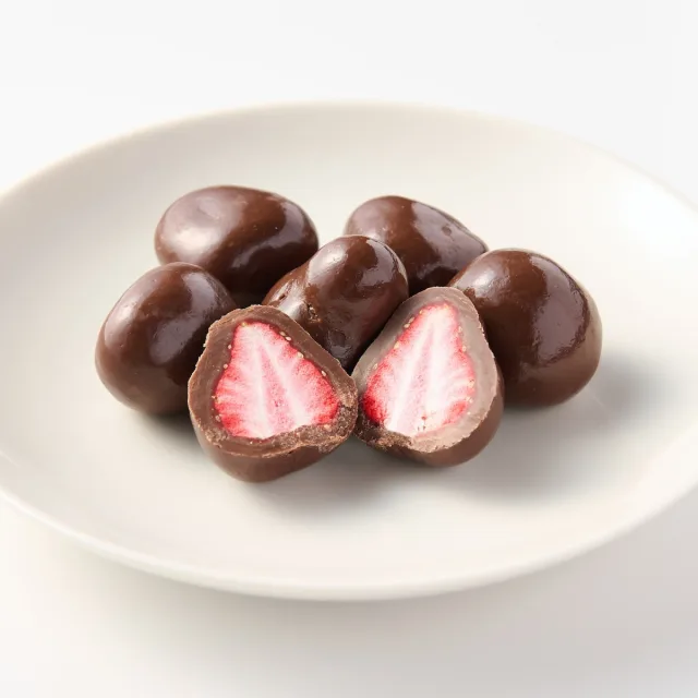 不揃い　チョコがけいちご