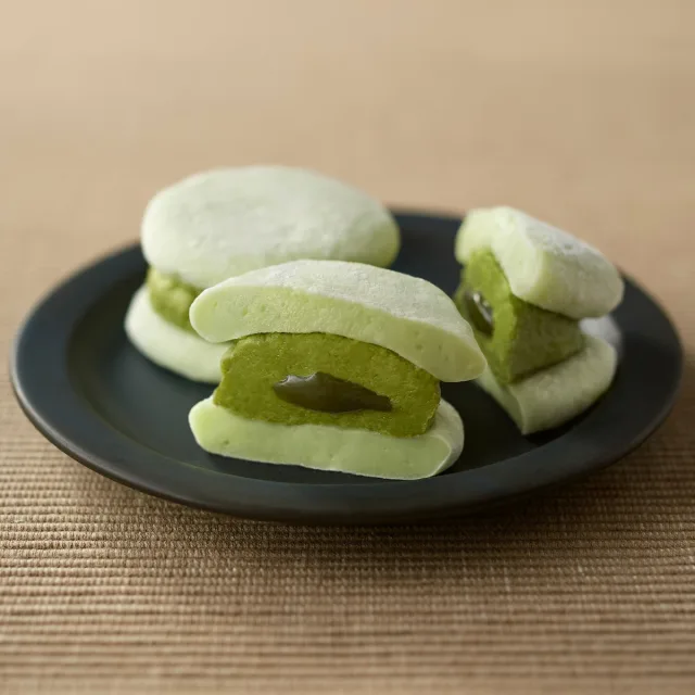 ふわもちサンド　抹茶クリーム ２個