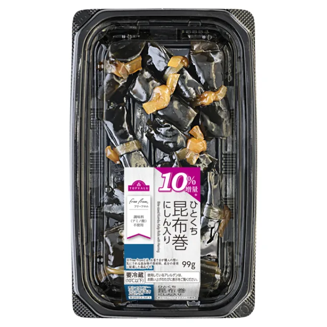 フリーフロムひとくち昆布巻(にしん入り) 99g