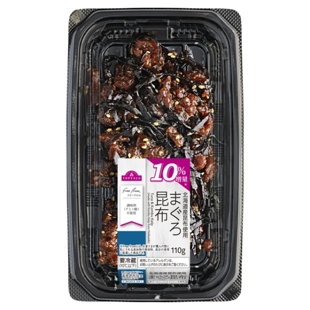 フリーフロム北海道産昆布使用まぐろ昆布 110g