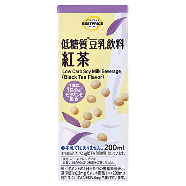 低糖質 豆乳飲料紅茶 200ml