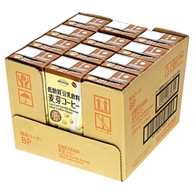低糖質 豆乳飲料麦芽コーヒー(ケース) 2400ml(200ml×12本入)