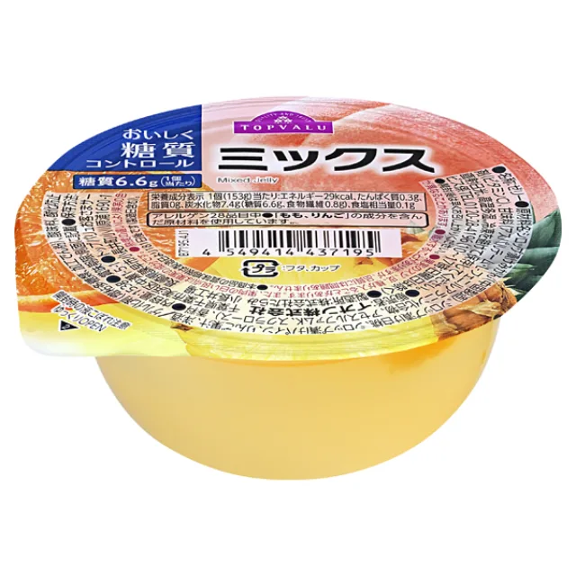 おいしく糖質コントロール ミックスゼリー 153g