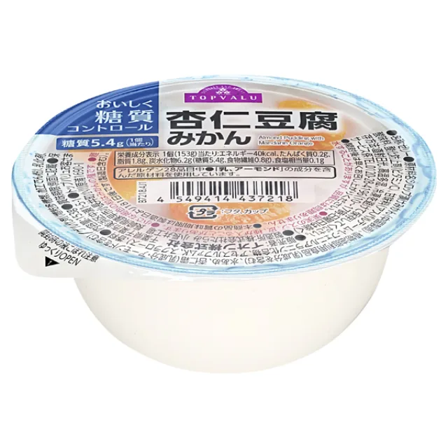 おいしく糖質コントロール 杏仁豆腐みかん 153g