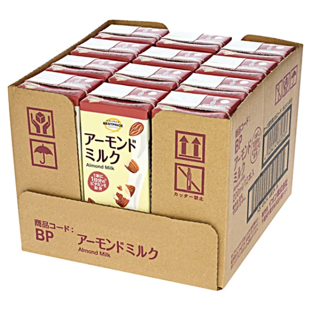 アーモンドミルク(ケース) 2400ml(200ml×12本入)