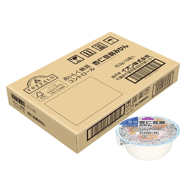 おいしく糖質コントロール 杏仁豆腐みかん<ケース> 918g(153g×6個)