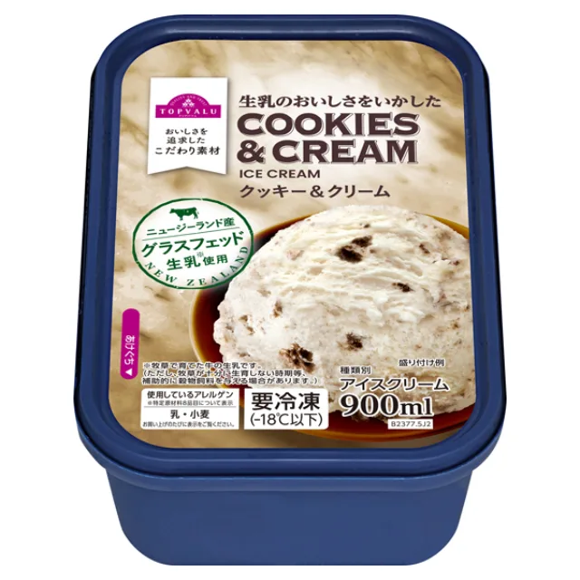 クッキー&クリームアイスクリーム 900ml