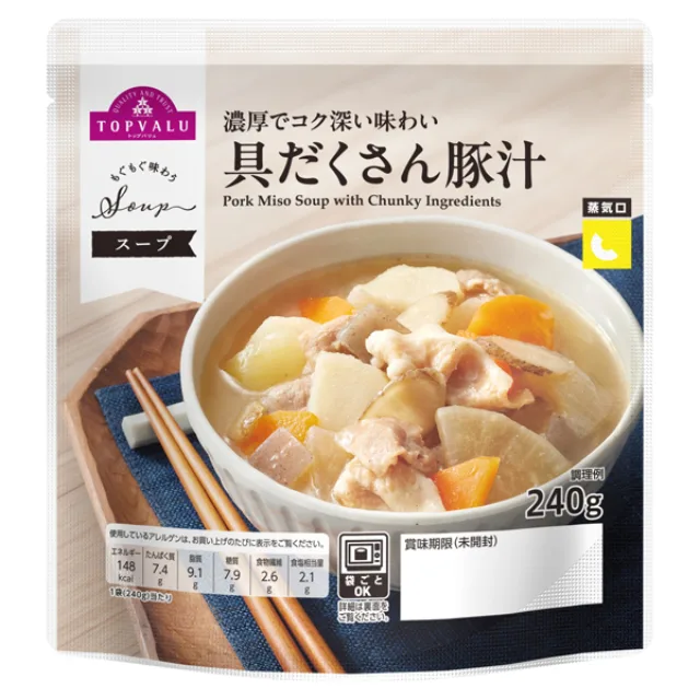 もぐもぐ味わうスープ 具たくさん豚汁 240g
