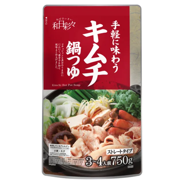 わびさいさいキムチ鍋つゆ 750g