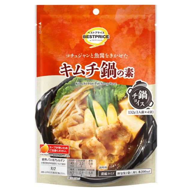 鍋チョイス キムチ鍋の素 132g(33g×4袋)