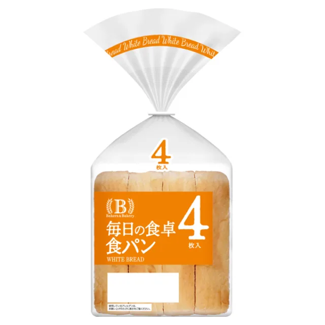 ベーカーズアンドベーカリー 毎日の食卓食パン 4枚