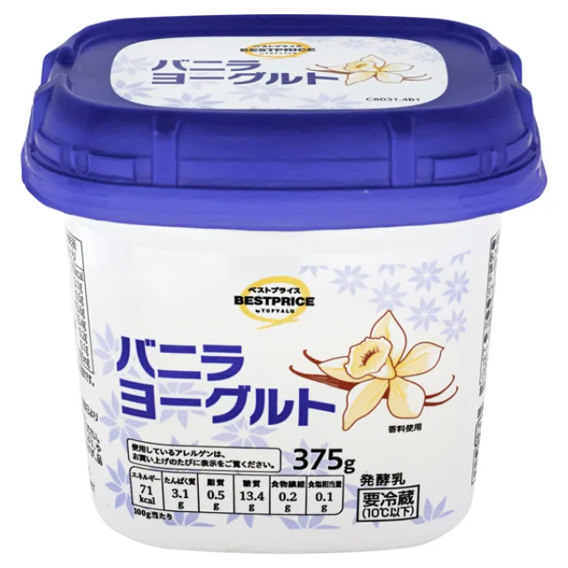 バニラヨーグルト 375g