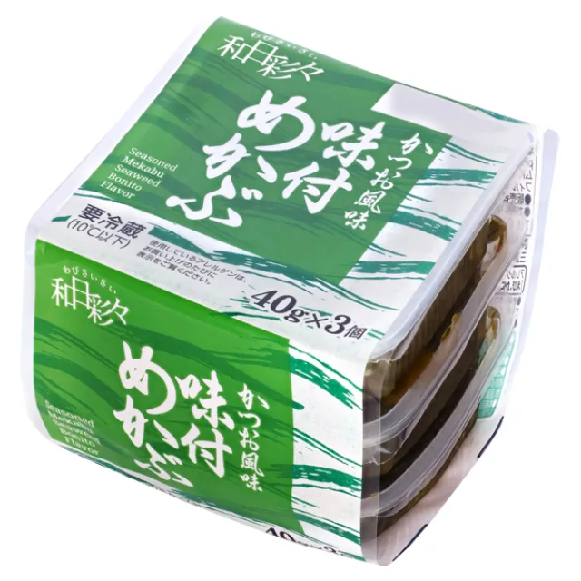 わびさいさい 味付めかぶ 120g(40g×3個)