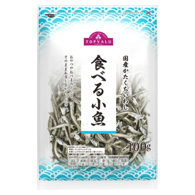 食べる小魚 100g