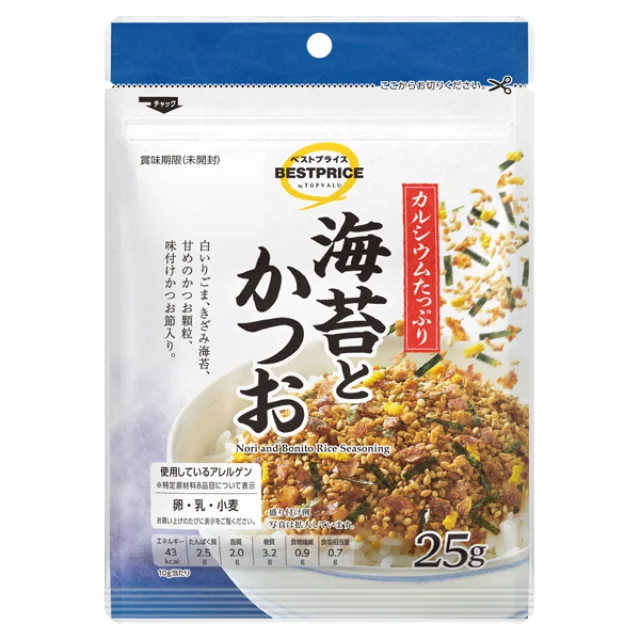 海苔とかつおのふりかけ 25g