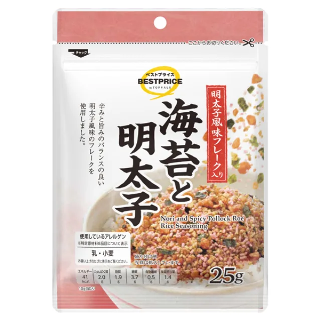 海苔と明太子のふりかけ 25g