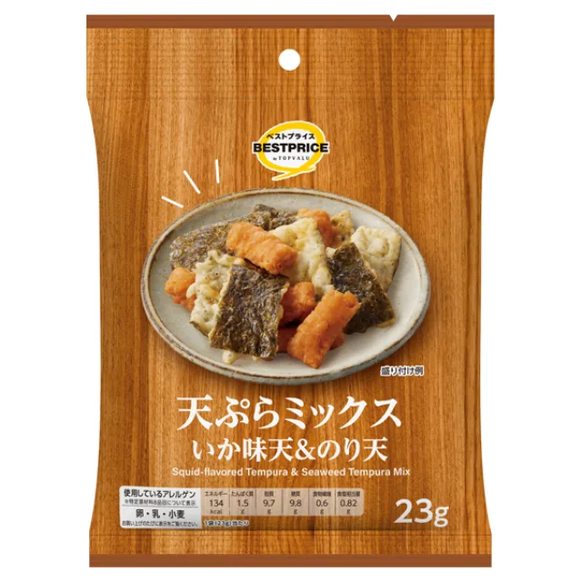 天ぷらミックス(いか味天&のり天) 23g