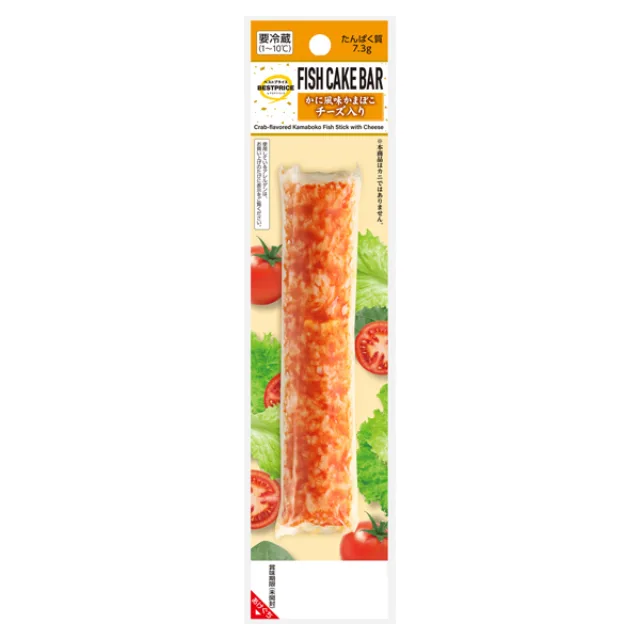 FISH CAKE BAR かに風味かまぼこチーズ入り 1本入(65g)