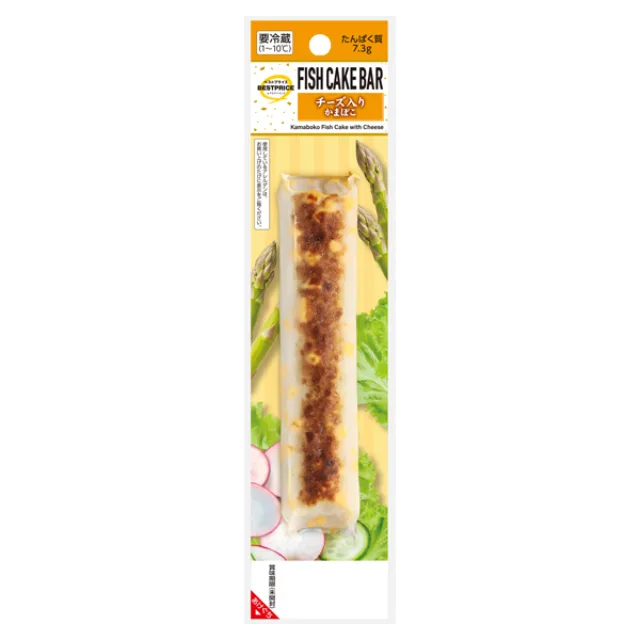 FISH CAKE BAR チーズ入りかまぼこ 1本入(65g)