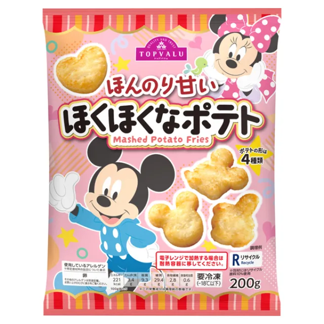 ディズニー ほんのり甘い ほくほくなポテト 200g