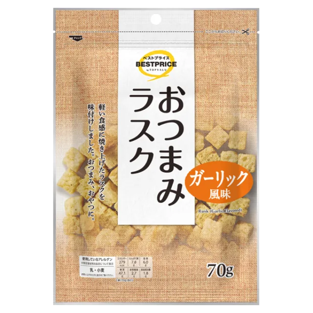 おつまみラスク ガーリック風味 70g