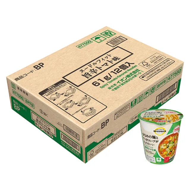 ヌードルフィット 旨辛トマト味<ケース> 61g/12個入
