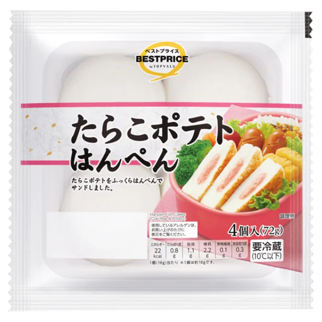 たらこポテトはんぺん 72g