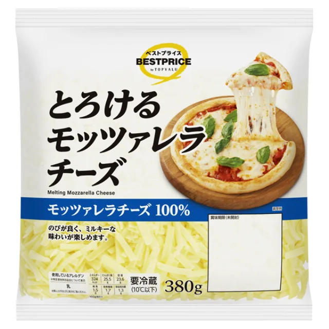 とろけるモッツァレラチーズ 380g