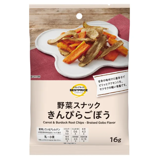野菜スナック きんぴらごぼう 16g