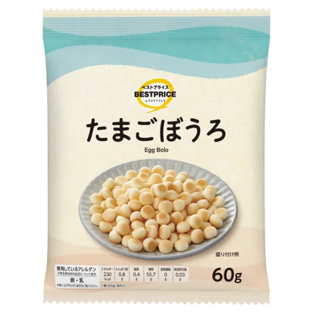 ウエルシアたまごぼうろ 60g