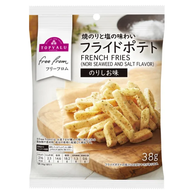 フリーフロム フライドポテトのりしお味 38g