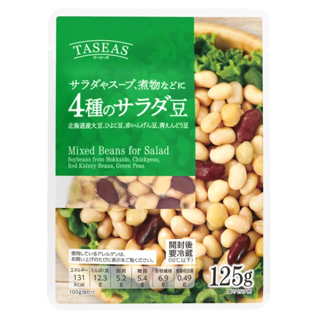 テーシーズ 4種のサラダ豆 125g