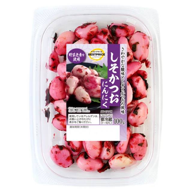 しそかつおにんにく(カップ) 100g