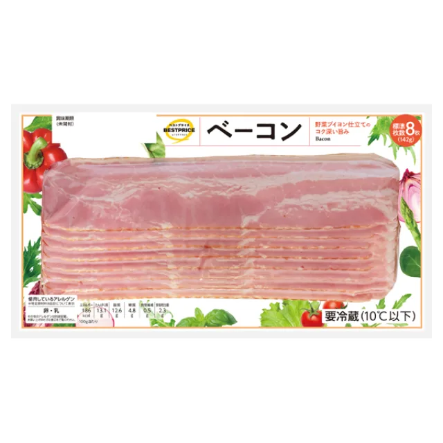 ベーコン 142g
