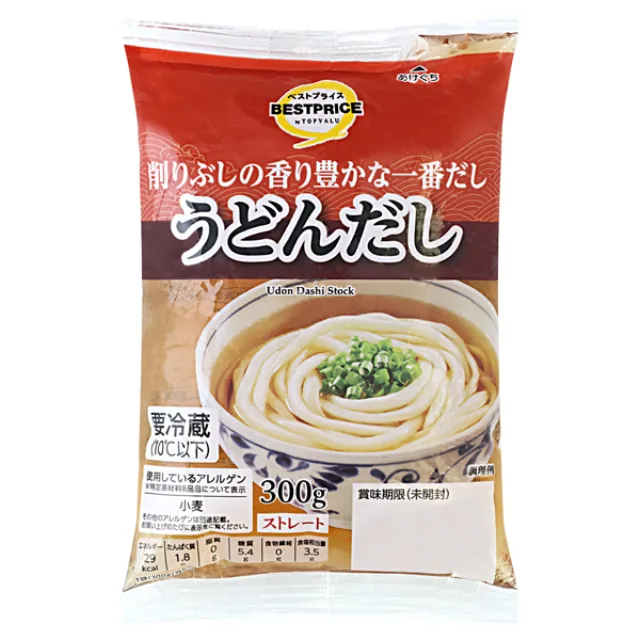 うどんだし(ストレートタイプ) 300g