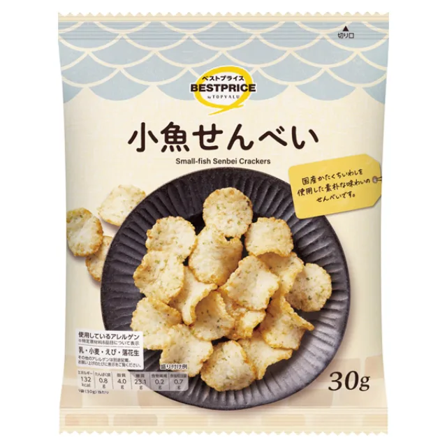 ウエルシア小魚せんべい 30g